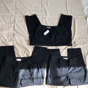 LOT: 3 NWOT pairs of Loft Original Crop pants